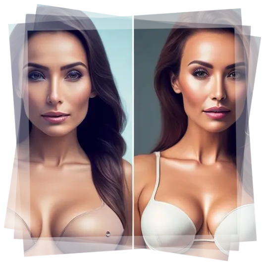 breast augmentation photo AI